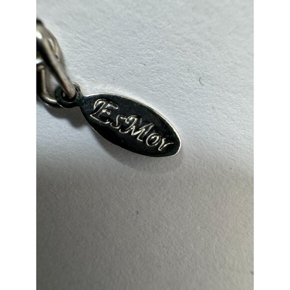 Vintage EsMor long single Strand Aqua Blue Faceted Glass Bead Necklace 18 Inches - Picture 4 of 16